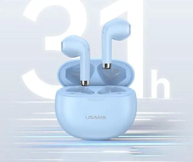 Alt view image 3 of 7 - USAMS YO17 TWS Half In-Ear Wireless Bluetooth Earphone USAMS YO17 (Beige)