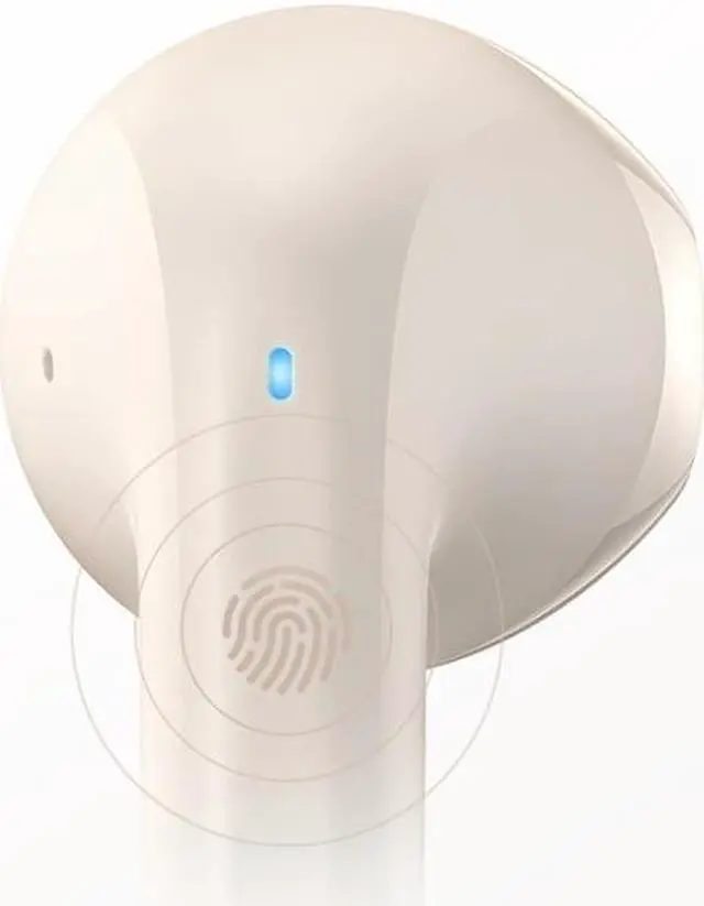 Alt view image 5 of 7 - USAMS YO17 TWS Half In-Ear Wireless Bluetooth Earphone USAMS YO17 (Beige)