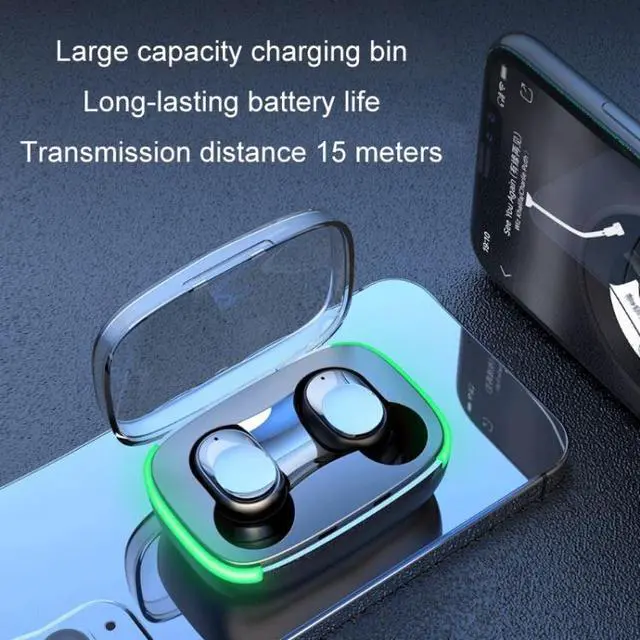 Alt view image 6 of 6 - Y60 TWS5.1 Sports Gaming In-Ear Wireless Bluetooth Earphone, Size:Y60