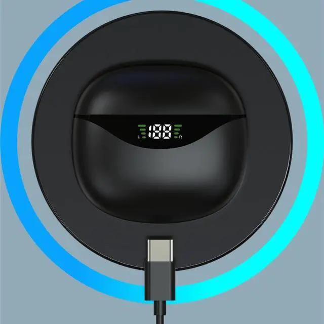 Alt view image 2 of 7 - HAMTOD CS121 Stereo TWS Wireless Bluetooth Earphone (Black)