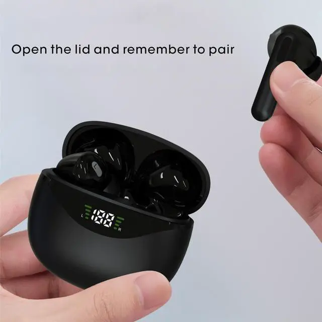 Alt view image 3 of 7 - HAMTOD CS121 Stereo TWS Wireless Bluetooth Earphone (Black)
