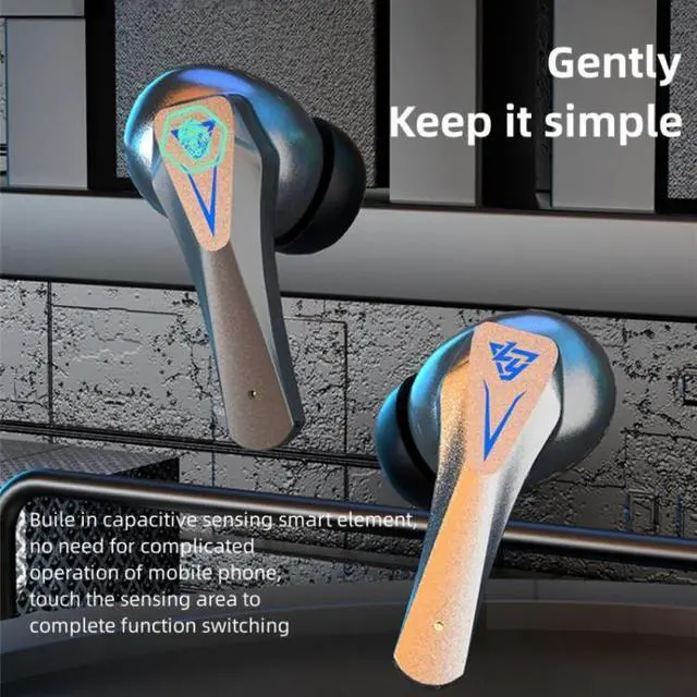Alt view image 6 of 7 - SP23 TWS Wireless Earphones Game Headset Noise Reduction HIFI Stereo Earbuds OPP Bag