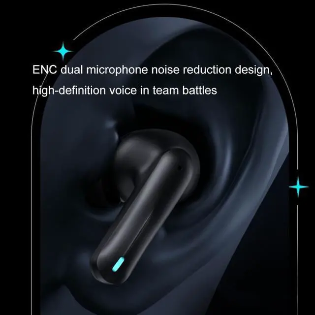 Alt view image 6 of 7 - USAMS XJ13 XJ ENC Dual Microphone Noise Cancelling TWS Wireless Bluetooth Earphone, Size:USAMS XJ13
