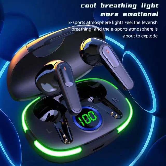 Alt view image 6 of 6 - PRO80 Dual-Ear Wireless TWS Bluetooth Earphone Mini Sports Noise Reduction Game Earphone, Size:PRO80
