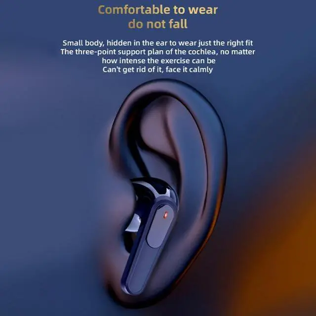 Alt view image 3 of 6 - PRO80 Dual-Ear Wireless TWS Bluetooth Earphone Mini Sports Noise Reduction Game Earphone, Size:PRO80