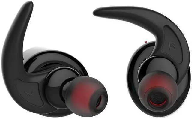 Alt view image 4 of 7 - AWEI T1 Sports Headset IPX4 Waterproof Wireless Bluetooth V4.2 Stereo Earphone, Support TWS (Black)