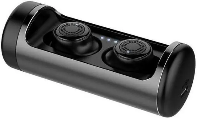 Alt view image 2 of 7 - Q63 TWS Wireless Bluetooth Waterproof Earbuds 3D Stereo Earphones Headsets with Charging Base Case