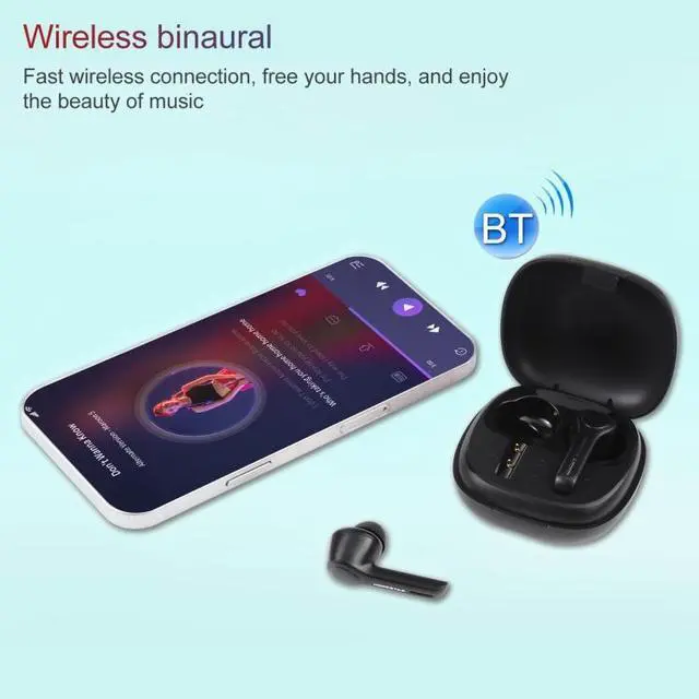 Alt view image 7 of 7 - HOPESTAR S11 Bluetooth 5.0 True Wireless Bluetooth Earphone (White)
