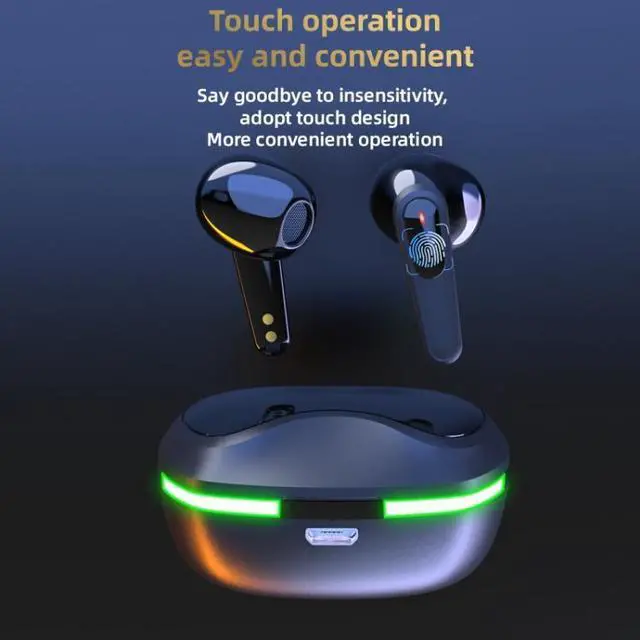 Alt view image 5 of 6 - PRO60 Dual-Ear Wireless TWS Bluetooth Earphone Mini Sports Noise Reduction Game Earphone, Size:PRO60