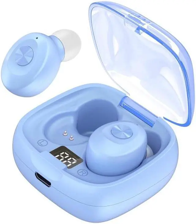 Main image of XG-8 TWS Digital Display Touch Bluetooth Earphone with Magnetic Charging Box (Blue) Black
