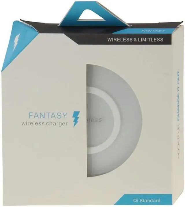 Alt view image 6 of 7 - FANTASY wireless charger  for iPhone 8 / 8 Plus / X &  All QI Standard Compatible Devices Galaxy S5 / S4 / Note 4 / 3, etc (Black)