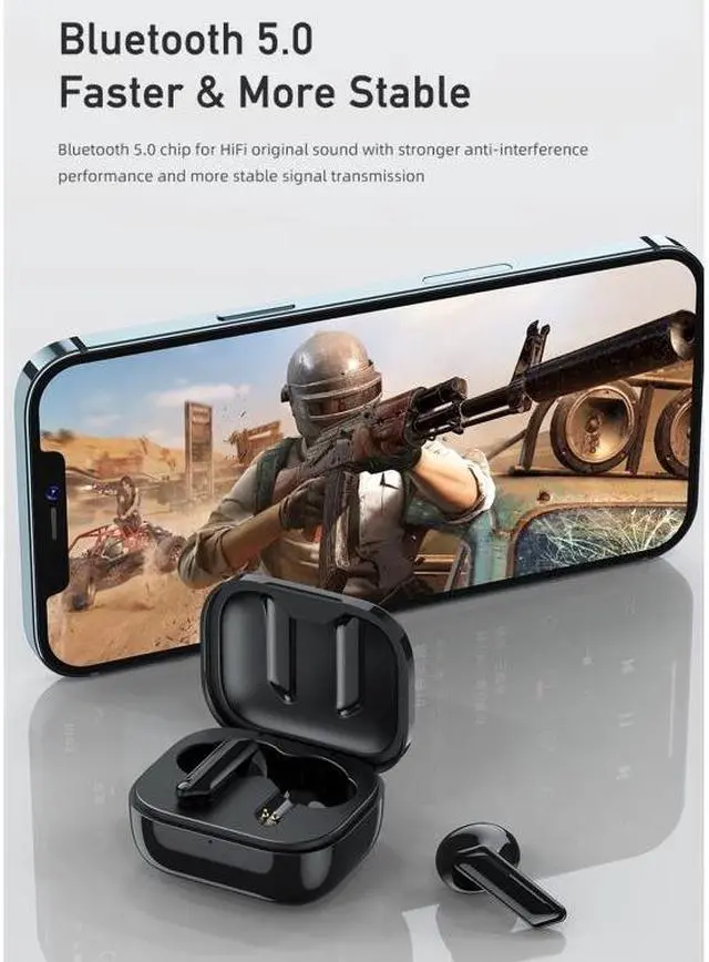 Alt view image 3 of 7 - awei T36 Bluetooth 5.0 True Wireless Stereo Bluetooth Earphone (Black)