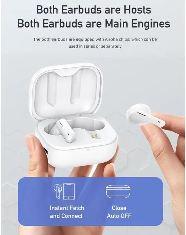 Alt view image 6 of 7 - awei T36 Bluetooth 5.0 True Wireless Stereo Bluetooth Earphone (Black)