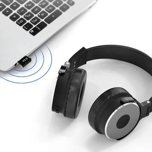 Alt view image 4 of 7 - 3 PCS Bluetooth V5.0 Adapter Computer Notebook USB Bluetooth Keyboard Audio Receiver