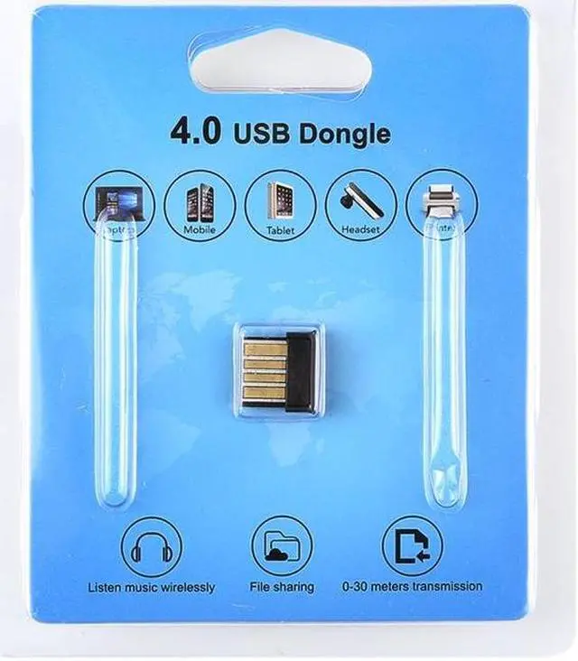 Alt view image 5 of 5 - Ultra Mini Bluetooth 4.0 USB Dongle, Transmission Distance: 30m