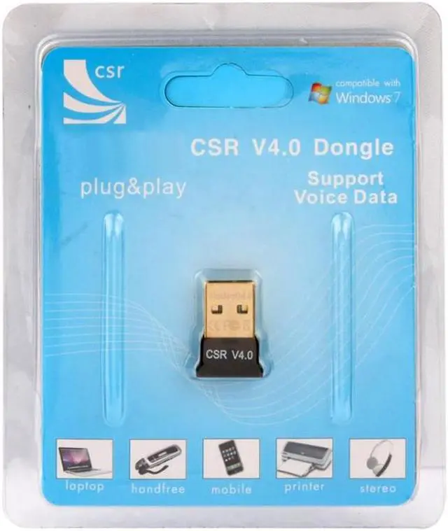 Alt view image 4 of 5 - Micro Bluetooth 4.0 + EDR USB Adapter(V4.0), Transmission Distance: 30m(Black)