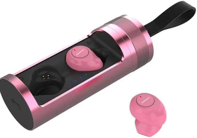 Main image of SARDiNE F8 TWS Bluetooth V5.0 Wireless Stereo Earphones with Charging Box (Rose Gold)