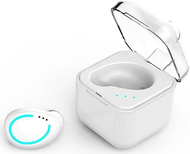 Main image of M-B8 Bluetooth 5.0 Mini Invisible In-ear Stereo Wireless Bluetooth Earphone with Charging Box (White)