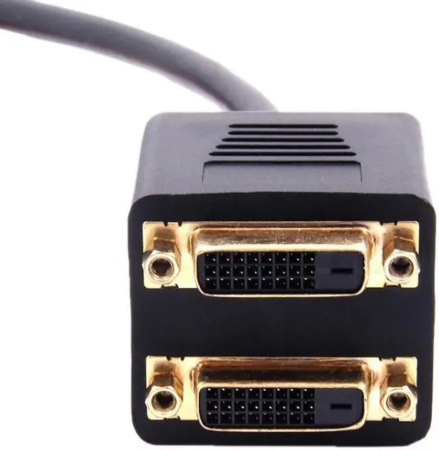Alt view image 4 of 5 - 24+1 DVI Male to 2 DVI Female Cable Adapter, Length: 30cm