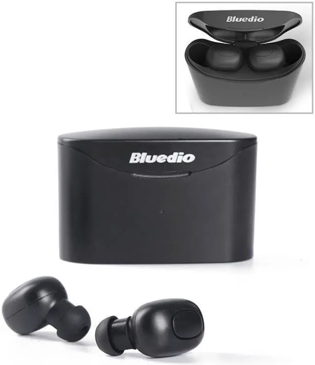 Main image of Bluedio TWS T-elf Bluetooth Version 5.0 In-Ear Bluetooth Headset with Headphone Charging Cabin (Black)