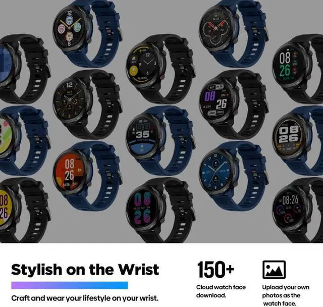 Alt view image 7 of 7 - Zeblaze Stratos 2 Lite 1.32 inch IPS Screen 5 ATM Waterproof GPS Smart Watch, Support Heart Rate Monitoring / Sports Mode Stratos 2 Lite (Black)