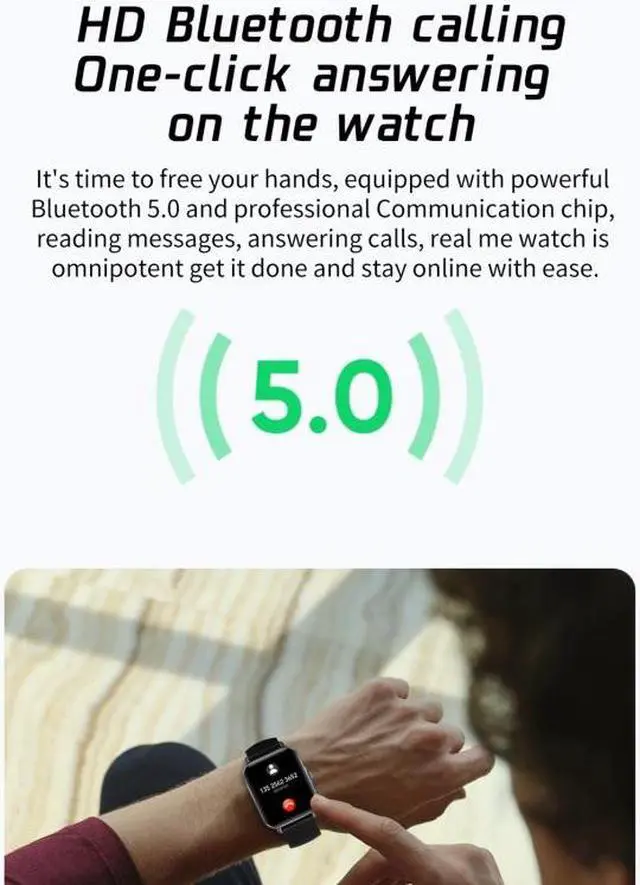 Alt view image 3 of 7 - L21 1.69 inch TFT Screen Smart Watch,Support Blood Pressure Monitoring / Sleep Monitoring (Silver)