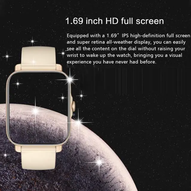 Alt view image 3 of 7 - GT30 1.69 inch TFT Screen Smart Watch, Steel Bnad IP67 Waterproof Support Bluetooth Call / Multiple Sports Modes Steel Bnad (Silver)