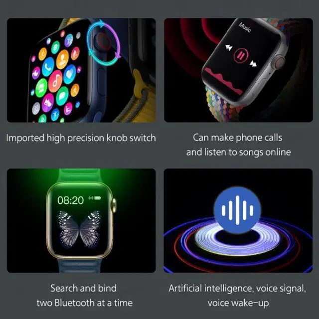 Alt view image 3 of 7 - T900 PRO MXA 1.92 inch LCD Screen Smart Watch, Support Bluetooth Call / Multiple Sports Modes (Red)