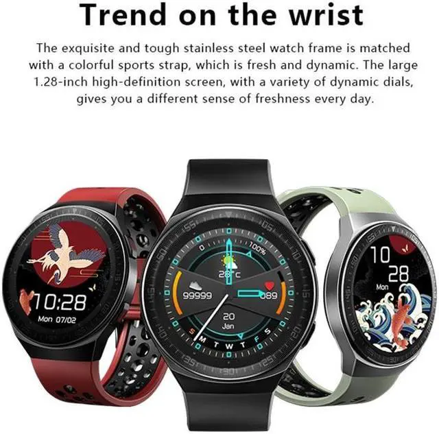 Alt view image 5 of 7 - MT3 1.28 inch TFT Screen IP67 Waterproof Smart Watch, Support Bluetooth Call / Sleep Monitoring / Heart Rate Monitoring (Black)