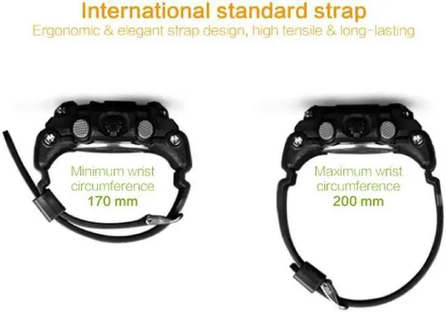 Alt view image 7 of 7 - EX16 1.12 Inch FSTN LCD Full Angle Screen Display Sport Smart Watch, IP67 Waterproof, Support Pedometer / Stopwatch / Alarm / Notification Remind / Call Notify / Camera Remote Control / Calo
