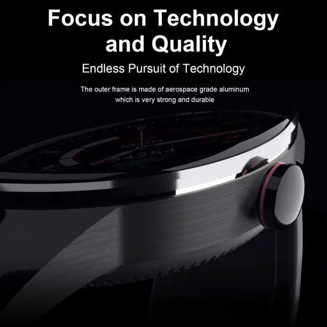 Alt view image 6 of 7 - H6 1.28 inch Touch Screen IP67 Waterproof Smart Watch, Support Bluetooth Call / Sleep Monitoring / Heart Rate Monitoring (Black)