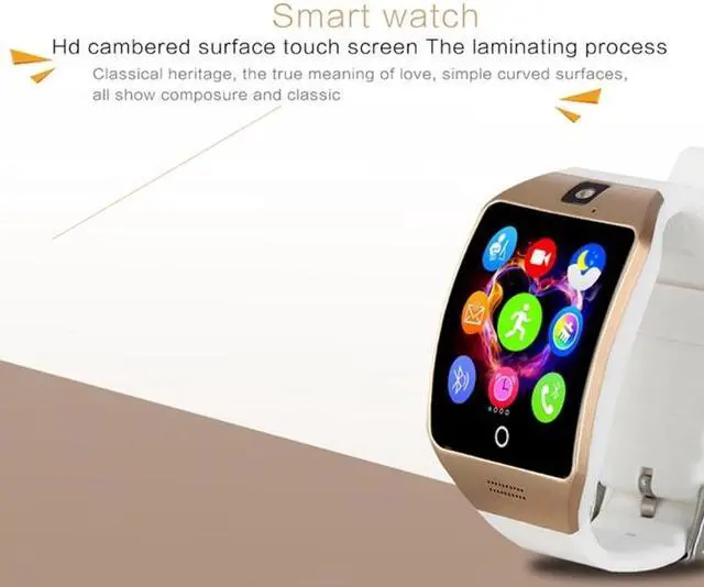 Alt view image 5 of 7 - Q18S 1.54 inch IPS Screen MTK6260A Bluetooth 3.0 Smart Watch Phone, Pedometer / Sedentary Reminder / Sleeping Monitor / Anti-Loss / Remote Camera / GSM / 0.3M Camera (Style 1)
