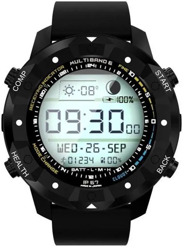 Alt view image 3 of 7 - S3 1.39 inch OLED Screen Display Bluetooth Smart Watch, IP67 Waterproof, Support Compass / Heart Rate Monitor / SIM Card / GPS Navigation, Compatible with Android and iOS Phones (Orange)