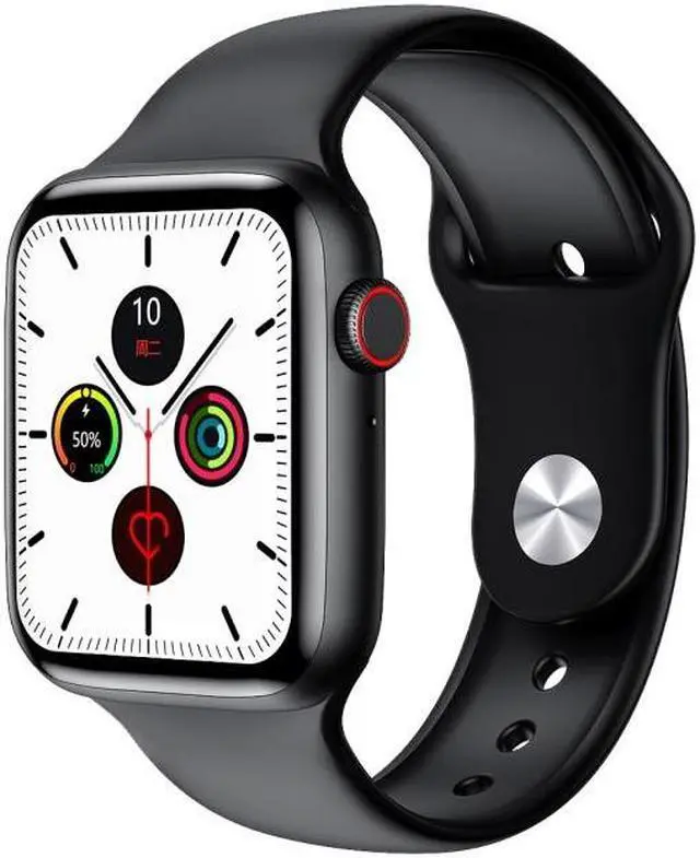 Main image of W26 1.75 inch IPS Color Screen Smart Watch, Life Waterproof, Support Temperature Monitoring/Heart Rate Monitoring/Blood Pressure Monitoring/Sleep Monitoring (Black)