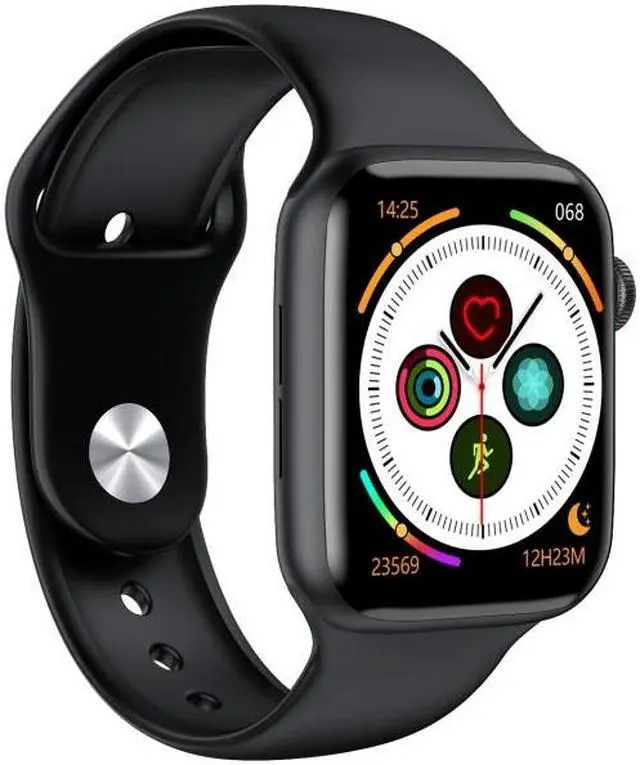 Alt view image 2 of 7 - W26 1.75 inch IPS Color Screen Smart Watch, Life Waterproof, Support Temperature Monitoring/Heart Rate Monitoring/Blood Pressure Monitoring/Sleep Monitoring (Black)