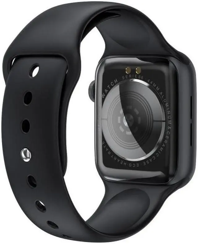 Alt view image 3 of 7 - W26 1.75 inch IPS Color Screen Smart Watch, Life Waterproof, Support Temperature Monitoring/Heart Rate Monitoring/Blood Pressure Monitoring/Sleep Monitoring (Black)