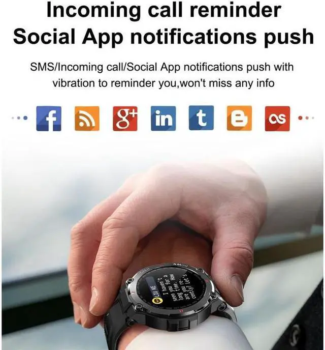 Alt view image 4 of 7 - K22 1.28 inch IPS Screen Smart Watch, Support Menstrual Cycle Reminder / Bluetooth Call / Sleep Monitoring (Grey)