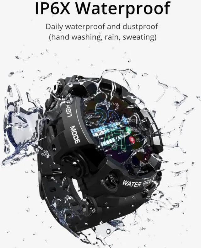 Alt view image 5 of 7 - Lokmat ATTACK 1.28 inch TFT LCD Screen Smart Watch, Support Sleep Monitor / Heart Rate Monitor / Blood Pressure Monitor ATTACK (Camouflage Green)