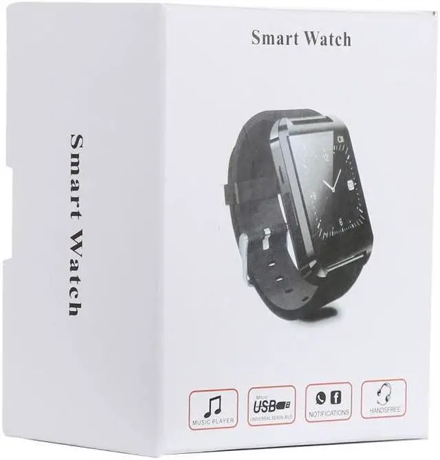 Alt view image 7 of 7 - U80 Bluetooth Health Smart Watch 1.5 inch LCD Screen for Android Mobile Phone, Support Phone Call / Music / Pedometer / Sleep Monitor / Anti-lost (White)