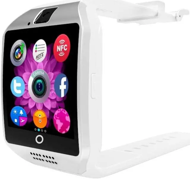 Alt view image 3 of 7 - Q18 1.54 inch TFT Screen MTK6260A 360MHz Bluetooth 3.0 Smart Watch Phone, 128M + 64M Memory (Black)