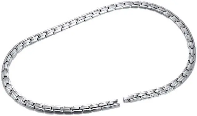 Alt view image 5 of 7 - CNC-007 Magnetic Titanium Steel Necklace Jewelry CNC-007(Rose Gold) (Rose Gold)