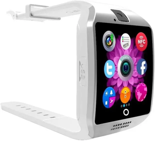 Alt view image 4 of 7 - Q18 1.54 inch TFT Screen MTK6260A 360MHz Bluetooth 3.0 Smart Watch Phone, 128M + 64M Memory (Black)