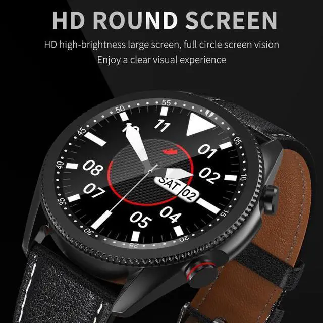 Alt view image 4 of 7 - M98 1.28 inch IPS Color Screen IP67 Waterproof Smart Watch, Support Sleep Monitor / Heart Rate Monitor / Bluetooth Call, Style:Steel Strap (Black)
