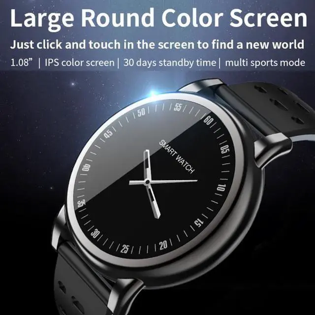 Alt view image 3 of 7 - B8+ 1.08 inch IPS Color Screen IP67 Waterproof Smart Watch,Support Message Reminder / Heart Rate Monitor / Blood Oxygen Monitoring / Blood Pressure Monitoring/ Sleeping Monitoring (Green)