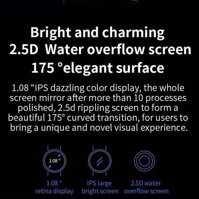 Alt view image 4 of 7 - B8+ 1.08 inch IPS Color Screen IP67 Waterproof Smart Watch,Support Message Reminder / Heart Rate Monitor / Blood Oxygen Monitoring / Blood Pressure Monitoring/ Sleeping Monitoring (Green)