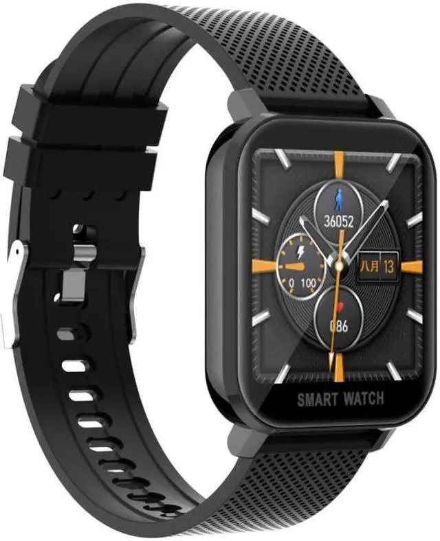 Alt view image 2 of 7 - MT28 1.54 inch TFT Screen IP67 Waterproof Business Sport Silicone Strip Smart Watch, Support Sleep Monitor / Heart Rate Monitor / Blood Pressure Monitoring Silicone Strip (Black)