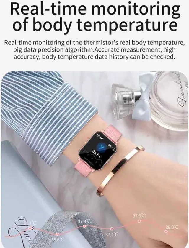 Alt view image 5 of 7 - MT28 1.54 inch TFT Screen IP67 Waterproof Business Sport Silicone Strip Smart Watch, Support Sleep Monitor / Heart Rate Monitor / Blood Pressure Monitoring Silicone Strip (Black)