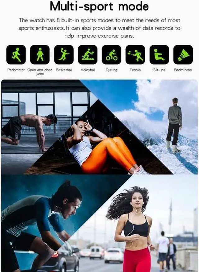 Alt view image 7 of 7 - GT20 1.69 inch TFT Screen IP67 Waterproof Smart Watch, Support Music Control / Bluetooth Call / Heart Rate Monitoring / Blood Pressure Monitoring, Style:Steel Strap Steel Strap (Gold)