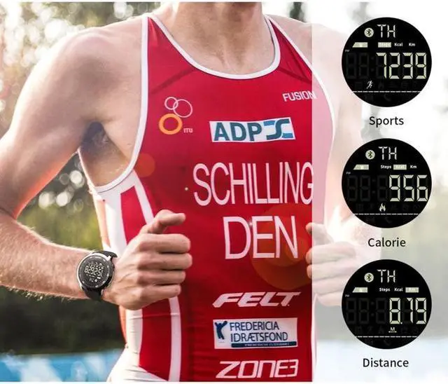 Alt view image 6 of 7 - Lokmat MK18 1.1 inch Circle Screen IP68 Waterproof Smart Watch, Support Information Reminder / Remote Camera / Walking Motion Monitor (Silver)