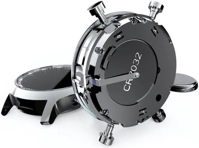 Alt view image 7 of 7 - Lokmat MK18 1.1 inch Circle Screen IP68 Waterproof Smart Watch, Support Information Reminder / Remote Camera / Walking Motion Monitor (Silver)